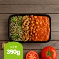 Max | Strogonoff de grão de bico com nozes